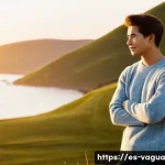 핵심 가치 명확화 과정에서의 성공 지표 - **Prompt:** A young adult, male or female, dressed in comfortable, modest casual clothing such as a ...